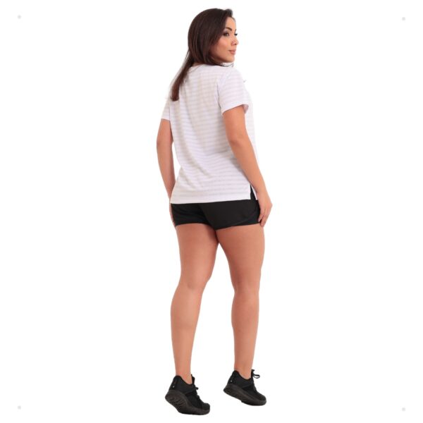 Camiseta Baby Look Dry Fit Fitness Feminina Blusa Academia - Imagem 3