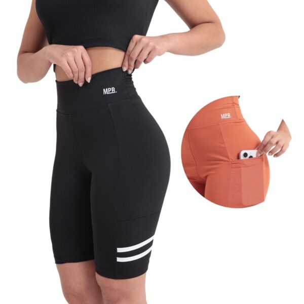 Short Feminino Esportivo Academia Com Bolso Para Celular - Imagem 6