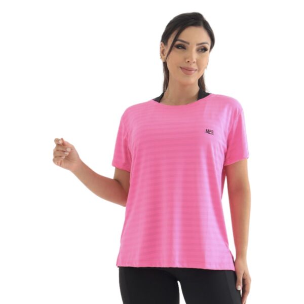 Camiseta Baby Look Dry Fit Fitness Feminina Blusa Academia - Imagem 17