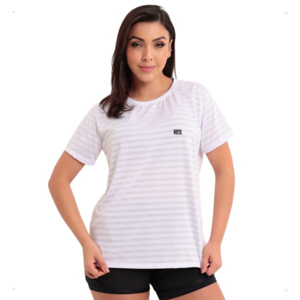 Camiseta Baby Look Dry Fit Fitness Feminina Blusa Academia - Imagem 9