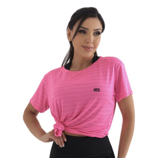 Camiseta Baby Look Dry Fit Fitness Feminina Blusa Academia - Imagem 20