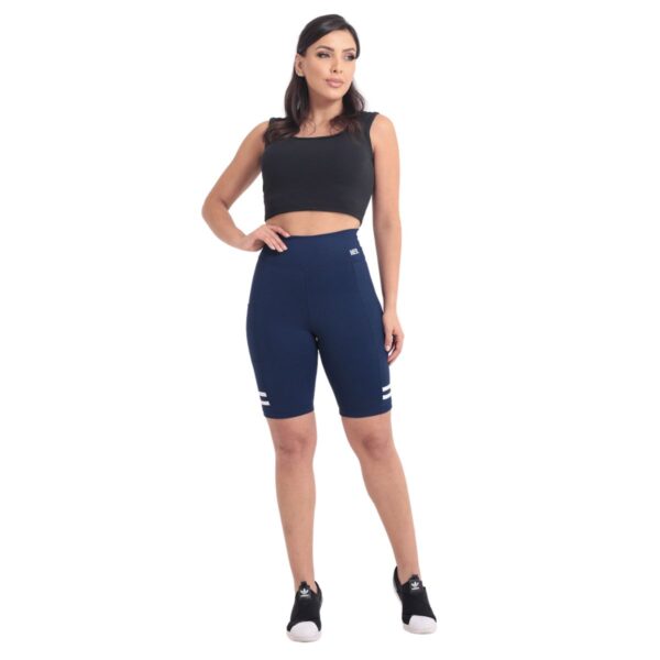 Short Feminino Esportivo Academia Com Bolso Para Celular - Imagem 14