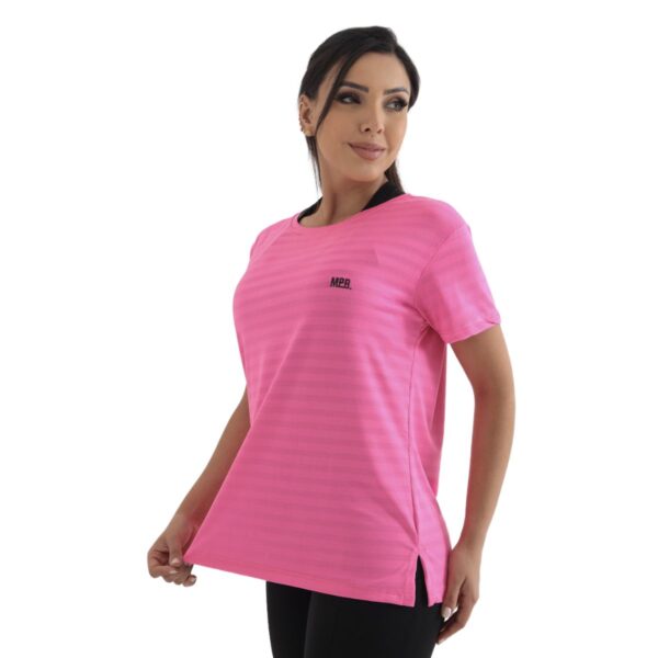 Camiseta Baby Look Dry Fit Fitness Feminina Blusa Academia - Imagem 18